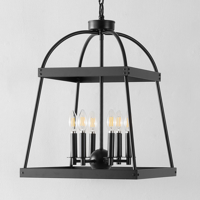 Lustre classique / traditionnel à 6 lumières à intensité variable Henly