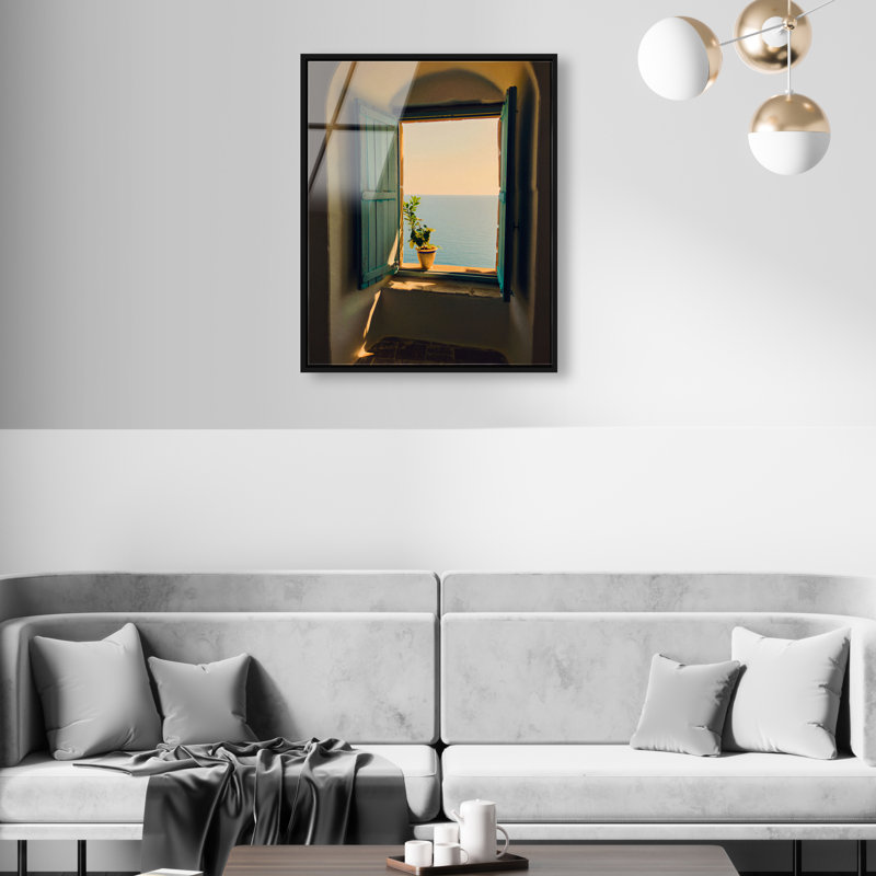 Shuttered Window High-Gloss Acrylic Glass Wall Art Buildings & Cityscapes Print by Oliver Gal, Ready to Hang, 16 x 20