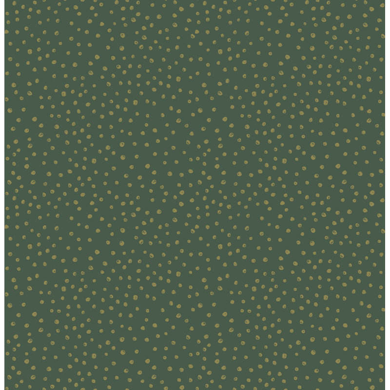 Papier peint Cassie Petite Polka, Vert