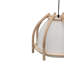 Suspension en rotin et coton