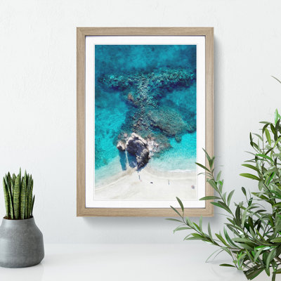 Above Monterosso Al Mare in Cinque Terre Italy - Picture Frame Graphic Art