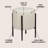 Collison 18.5" Modern Minimalist Round Backless Metal/Bouclé Cushioned Vanity Stool-780988473
