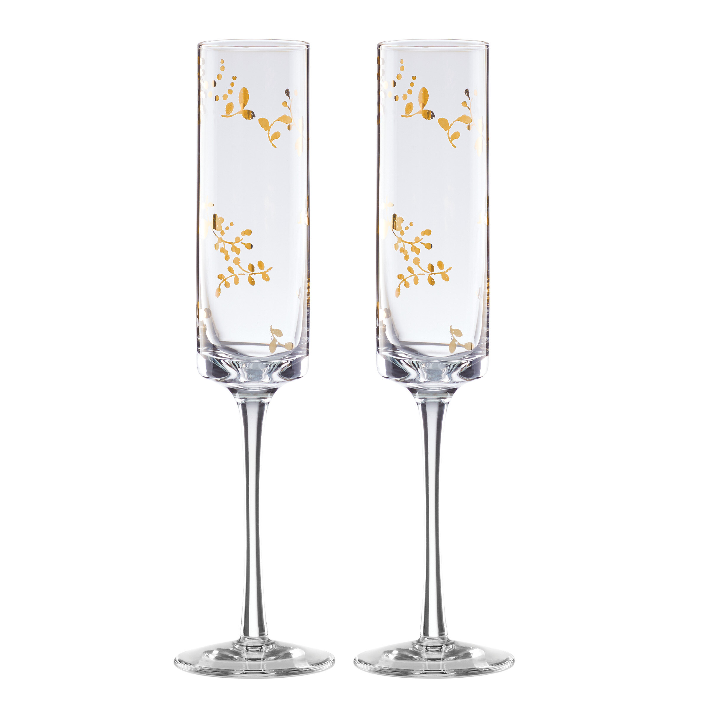 Lenox Holiday Stemless 4-Piece Flute Set