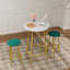 Ensemble de table de bar avec 2 tabourets de bar - table de pub moderne-400920928-400920934