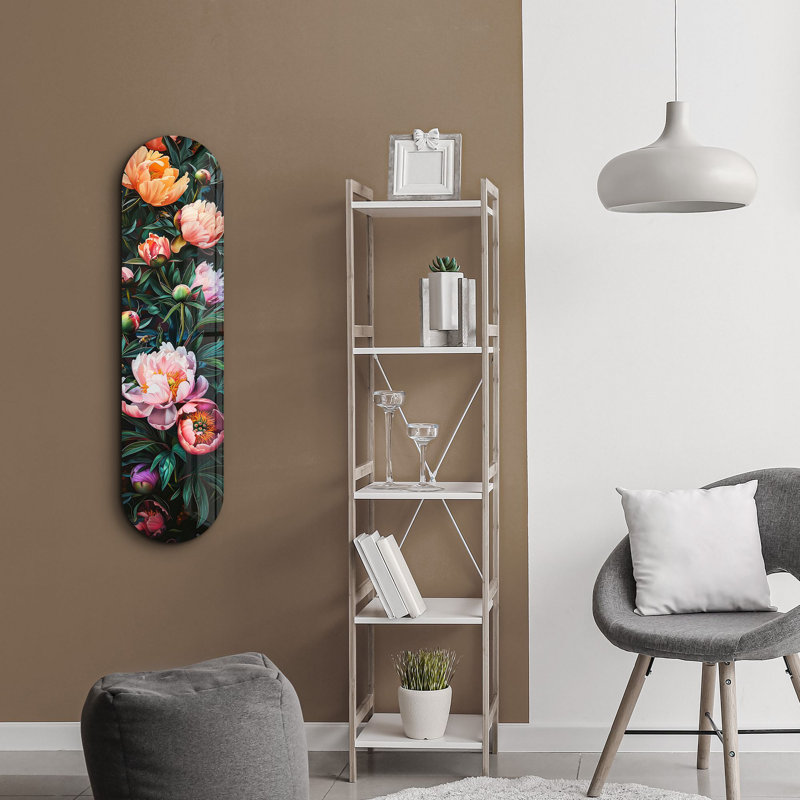 Peinture décorative en verre trempé