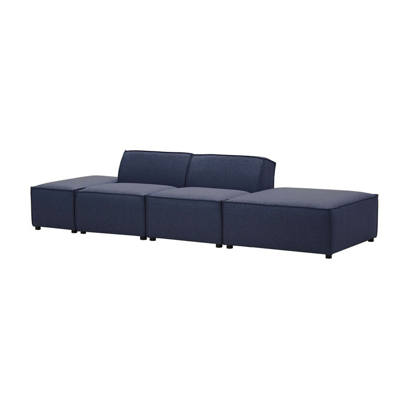 Rickart 4 Seater Sofa, Blue