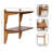Meridien Wooden Tiered Floating Side Table-28051114