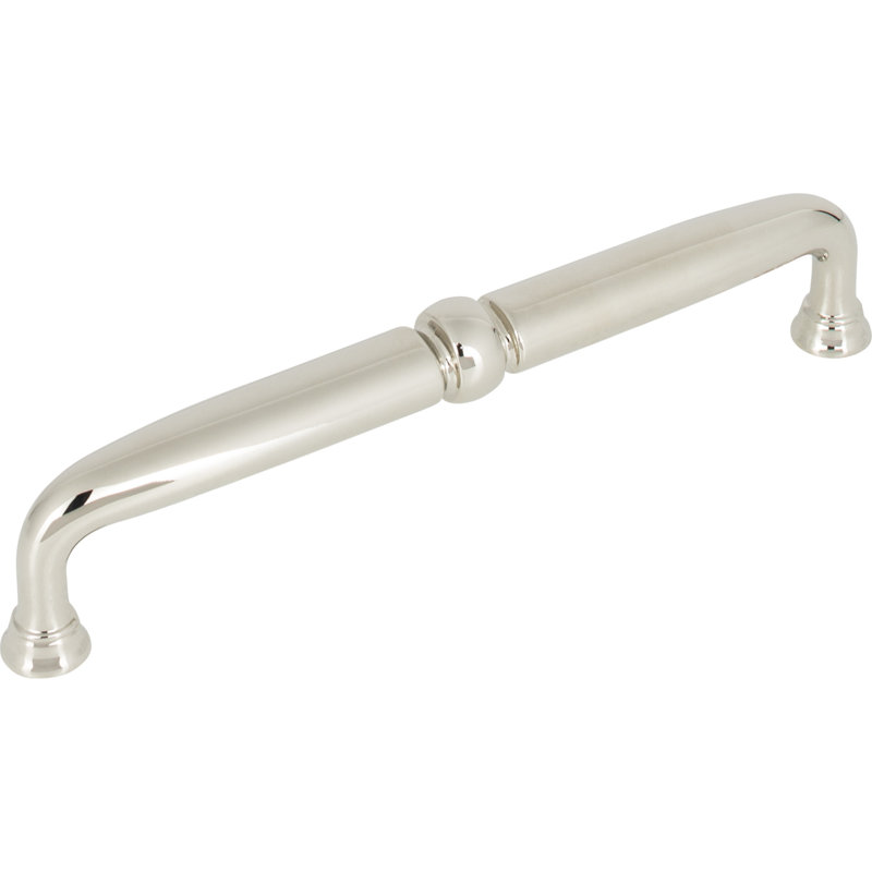 Henderson Bar pull, Polished Nickel, 6 5/16" Center to Center