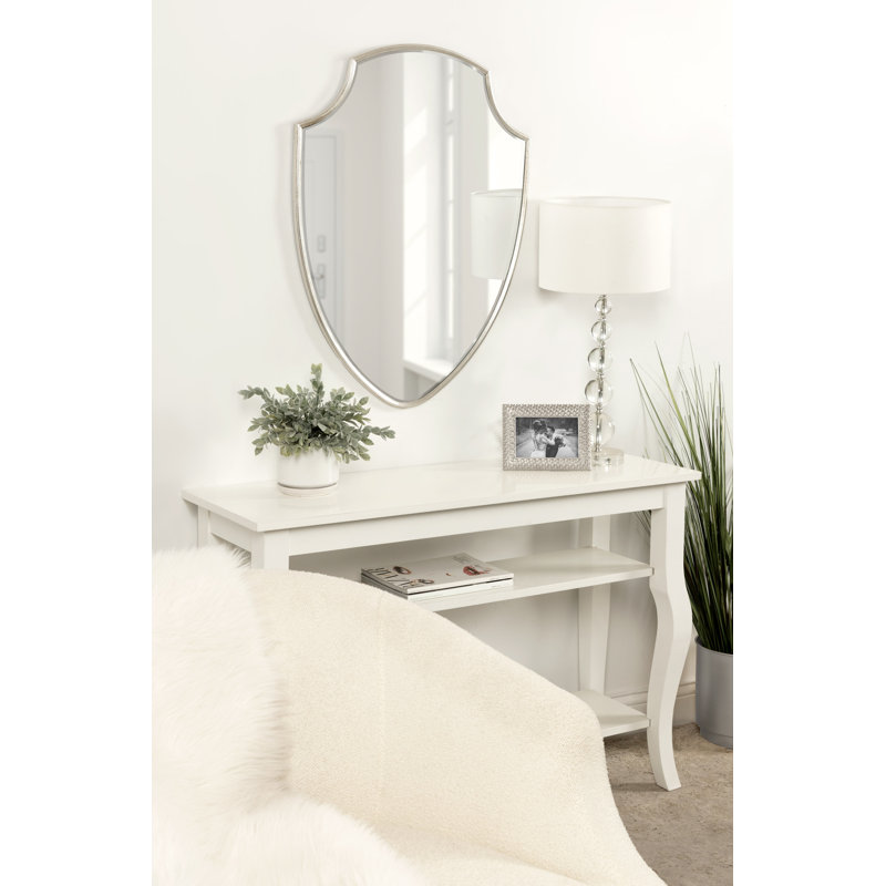Engineered Wood NA Mirror, Silver