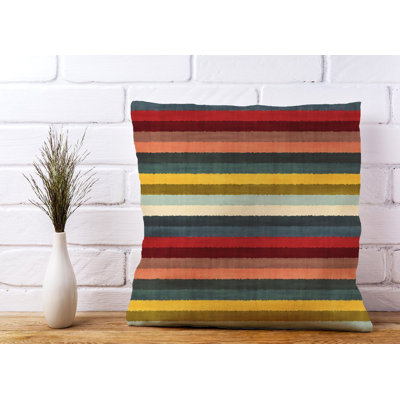 Morrell Striped Square Cushion