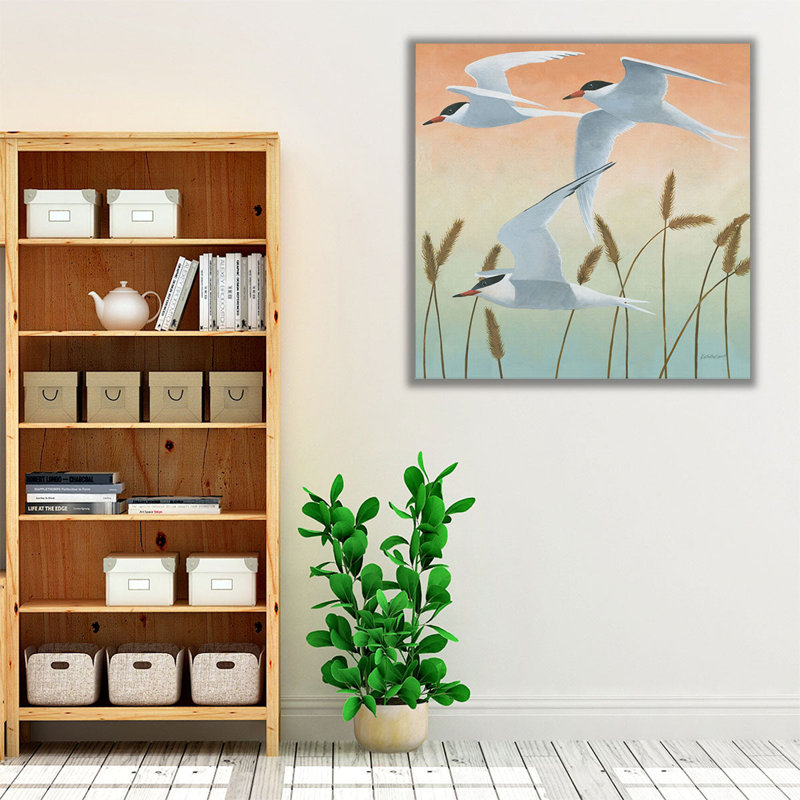 «Free as a Bird II», reproduction d'art sur toile, H 12 po x l 12 po