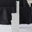 Meuble-lavabo compact avec commode de chevet à gauche, avec tabouret rembourré et très grand miroir coulissant, rangement multi-couches, blanc élégant pour les petits espaces - table de meuble-lavabo avec grande surface rembourrée-1507289438
