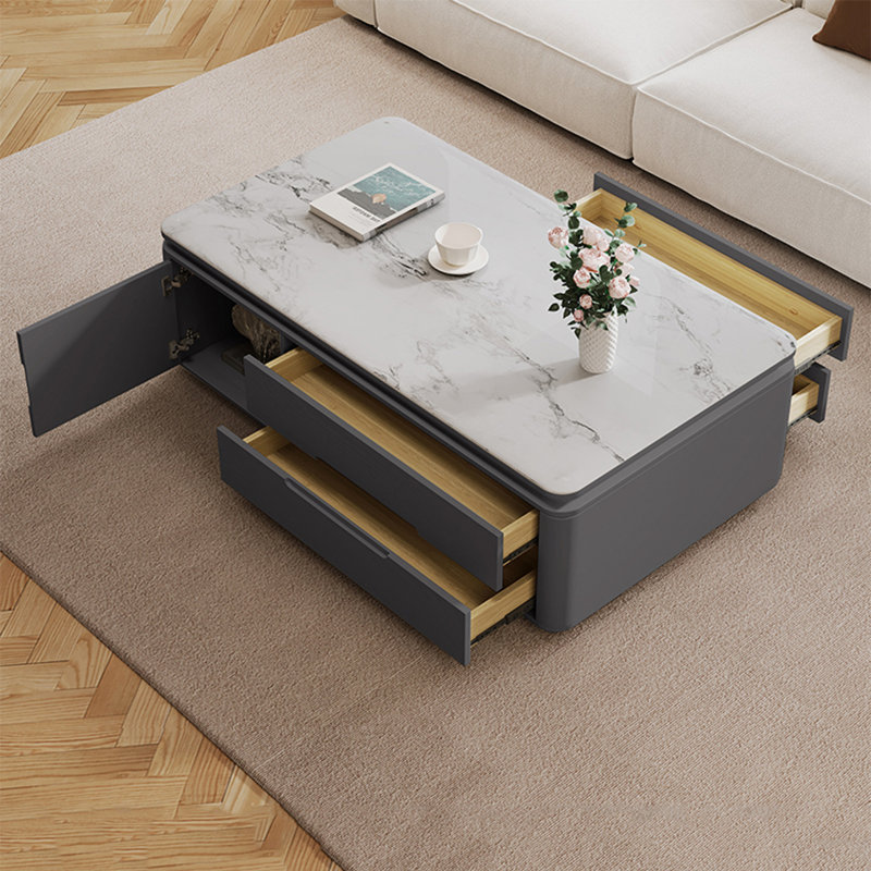 Ansell, Blanc / Gris, H 19,7 po x L 55,1 po x l 31,5 po