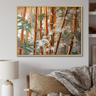 Bamboo Minimalm Beauty sur toile
