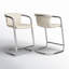 Freeman Upholstered Bar Stool with Metal Frame