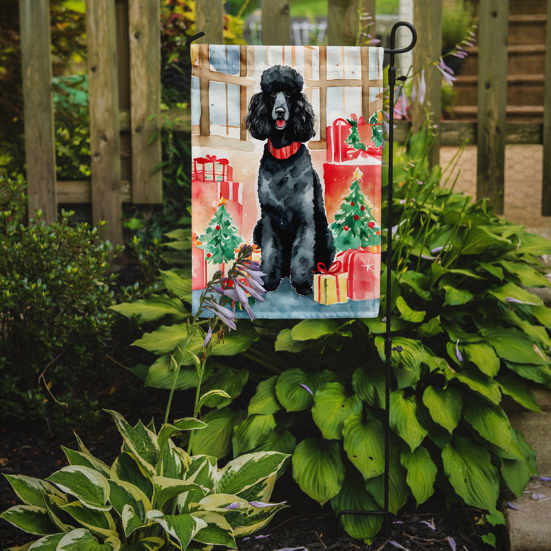 Double Sided Polyester Christmas, 15.5" H x 11.25" W