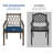 4 - Person Patio Dining Set with Round Table , Cushions Included-737777838