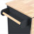 Kitchen Island With Power Outlet,Kitchen Storage Island With Drop Leaf And Rubber Wood,Open Storage And Wine Rack,5 Wheels,With Adjustable Storage For Home, Kitchen, And Dining Room-1462423387