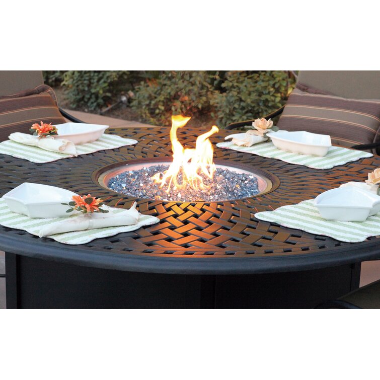 Sunbeam Linear Aluminum Propane/Natural Gas Fire Pit Table & Reviews -  Wayfair Canada