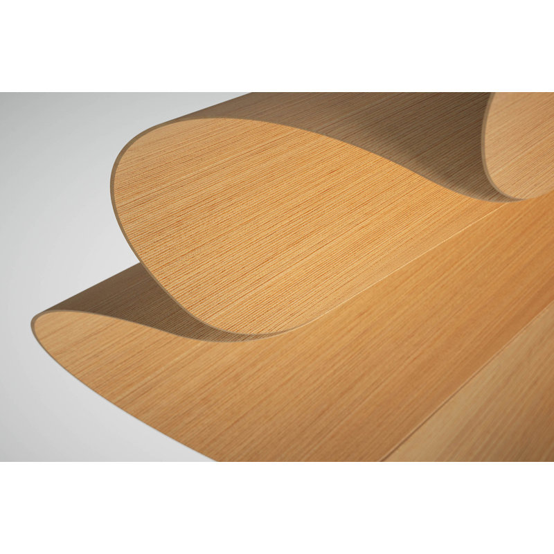 Luminaire suspendu simple 1 lumière Delfina, Frêne, H 8,3 po x l 31,5 po x P 31,5 po