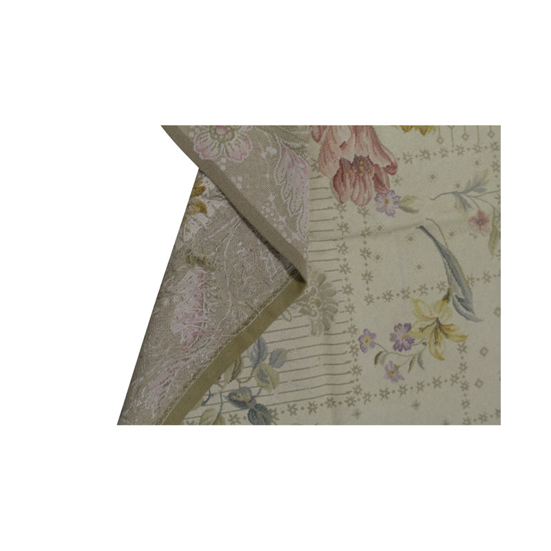Wool Floral Area Rug