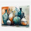 Art mural moderne vert et orange Boho Pottery II - Boho Pottery-1972569609