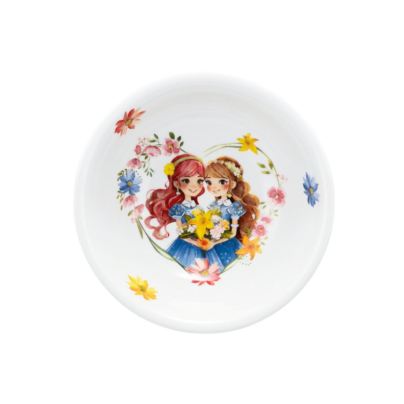 Compact 3 Piece Porcelain Dinnerware Set