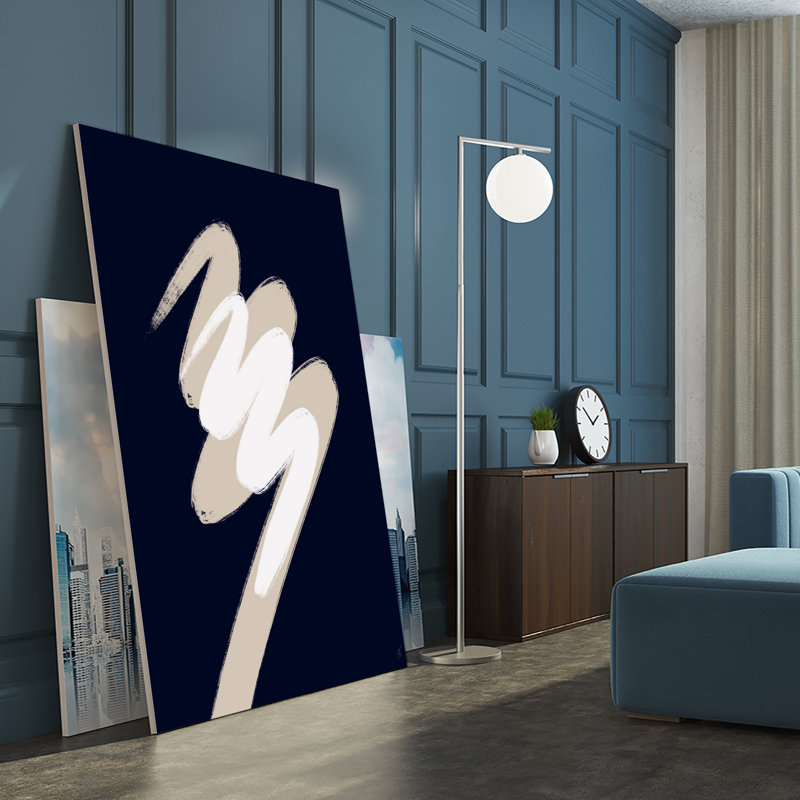 " Scandi Abstract 4 ", 72" H x 72" W x 1.5" D