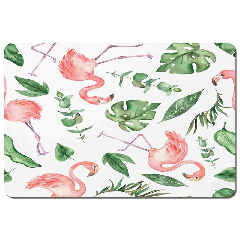 Miosha Polyester Coated Hardwood Rectangle Placemat