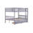 Rubber Wood Bunk Bed With 2 Drawers, Convertible Into 2  Beds,  Bunk Bed With Ladder And Safety Guardrails ,-1908380273-1908380272