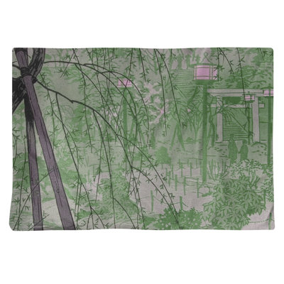 Kasamatsu Shiro Polyester, Cotton Abstract Rectangle Placemat
