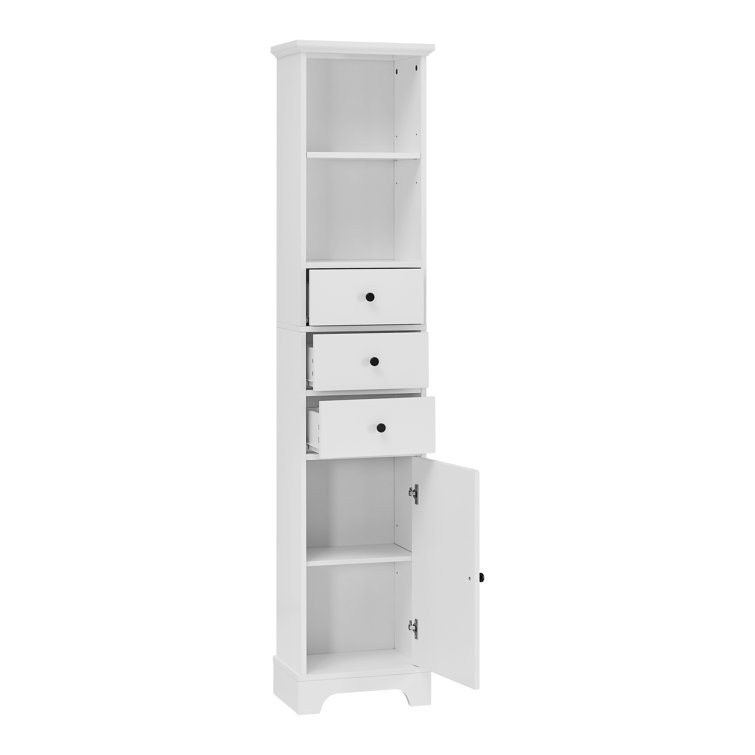 Wildon Home® Arkansas Tall Bathroom Cabinet, Freestanding Storage