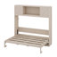 Grand lit escamotable avec armoires de rangement-121545593
