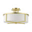 Plafonnier semi-encastré 3 lumières 16 po Charlieann-54284035