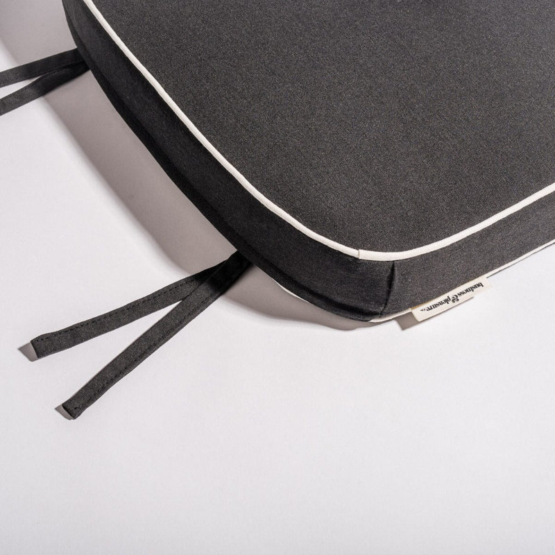 AL Fresco Dining Chair Cushion, Rivie Black