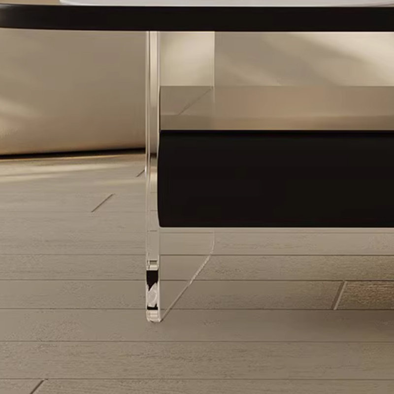 Minimalist design floating coffee table, 15.74" H x 51.18" L x 27.55" W