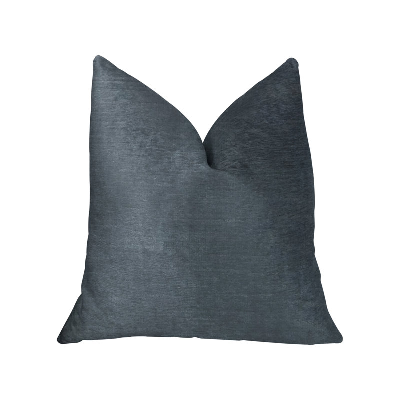 Coussin Pearly, 18 po x 18 po, Bleu, Carré