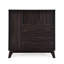 Élégante armoire de style Mid-Century moderne, en faux bois, d'une largeur de 35,06 po, d'un rangement spacieux avec des tablettes en bois chic de 38,42 po de hauteur et de poignées de tiroir-987679420