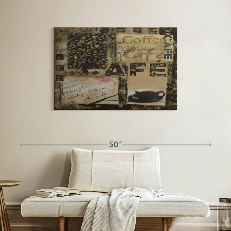 Yarlin Cafe Collage, 26" H x 39" W