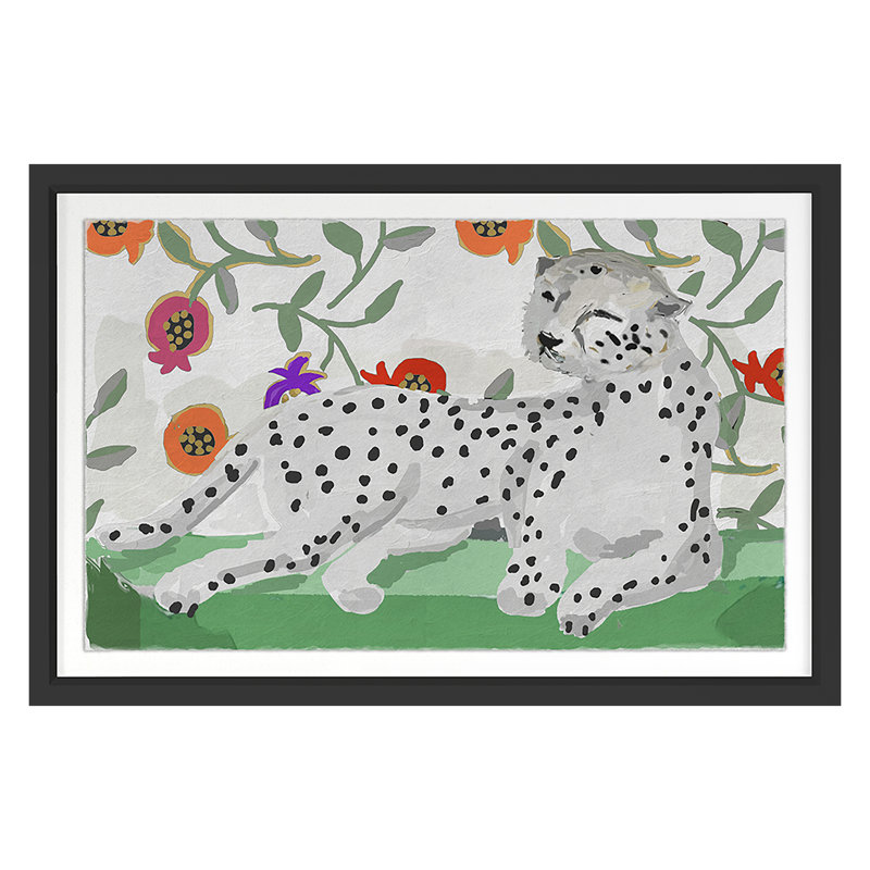 Madame Cat 1 Print by Dana Gibson, Black