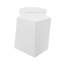 2 tables basses géométriques, de conception moderne, blanc, pieds recouverts de feutre pour la protection du sol, aspect multifonctionnel, formes, usure et humidité, couleur blanche pour tout espace
