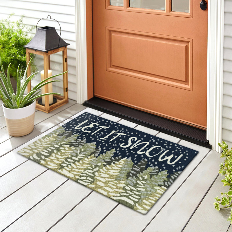 Firkins No Pattern And Not Solid Color Polyester Kitchen Mat, 20" x 30"