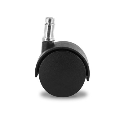 2in. Black Nylon Swivel Hooded Samson Twin Wheel Caster
