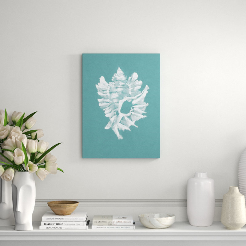 Pearl Shell VI Painting by Fern Cassidy, 27" H x 20" W x 1.5" D, Glass Coat