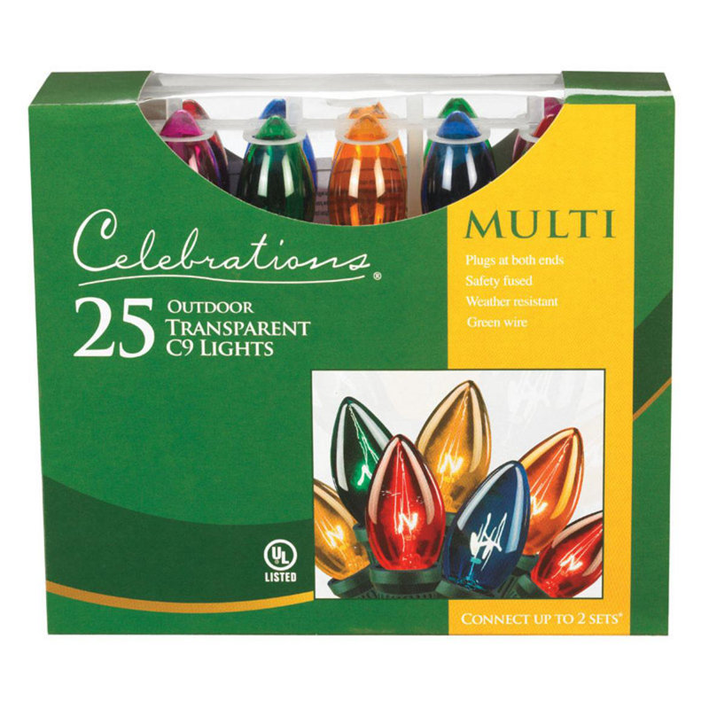String Lights, 1.5" H x 8.3" W x 16.3" D, 270