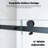 56-60" W x 76" H Frameless Sliding Shower Door, 6/8mm Tempered Glass for Modern Bathrooms-119760333