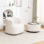 Fauteuil demi-tonneau pivotant avec repose-pieds Pietsch