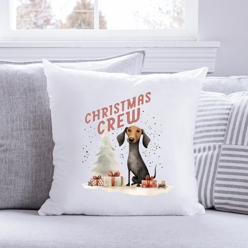 07_CozyChristmas Reversible Throw Pillow, 20" x 20"