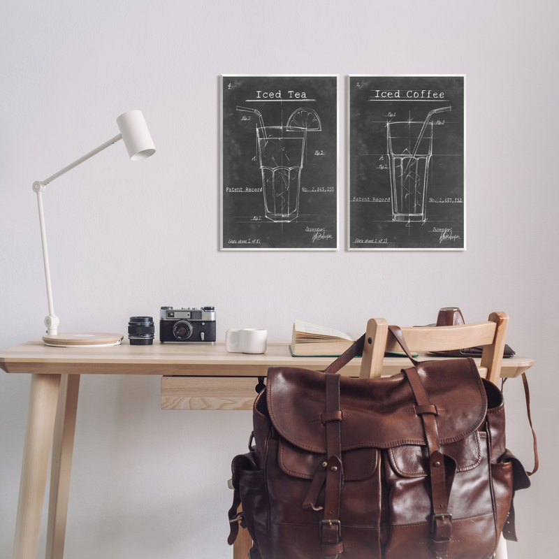 Ensemble de 2 plaques murales glacées par Ethan Harper, H 19 po x l 13 po x P 0,5 po