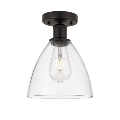 Plafonnier semi-encastré 1 lumière